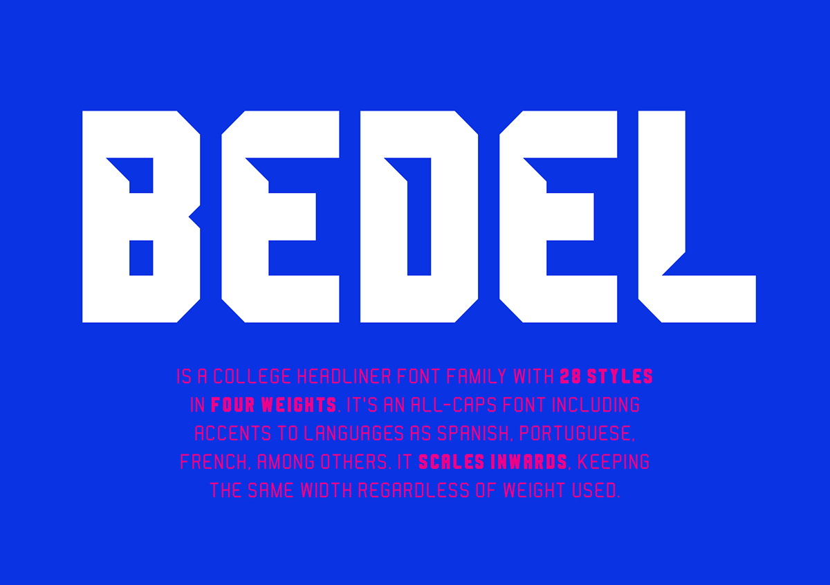 Bedel Alternate font