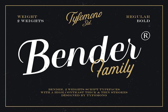 Bender TF font