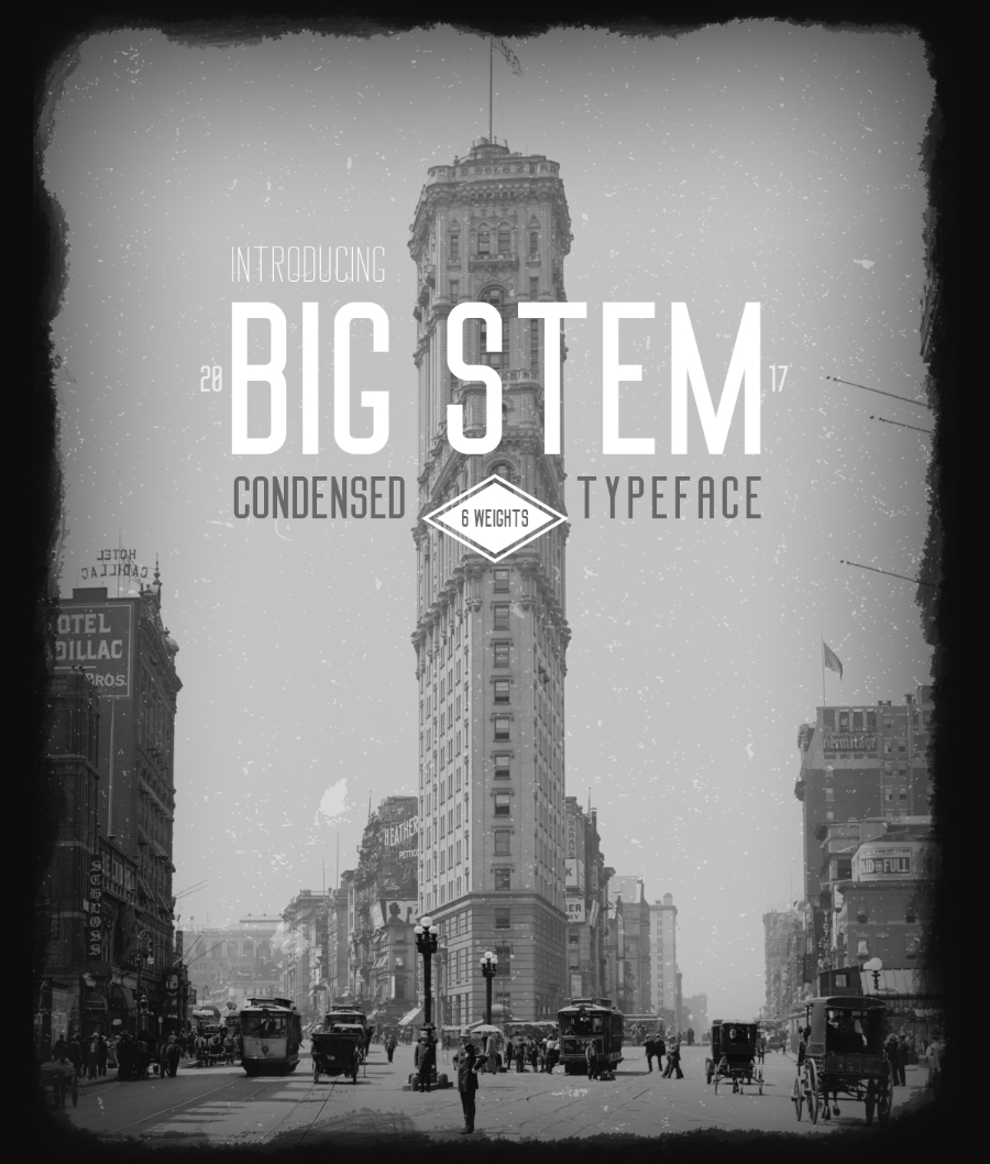 Big Stem font