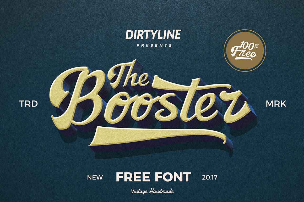 Booster Swash  font