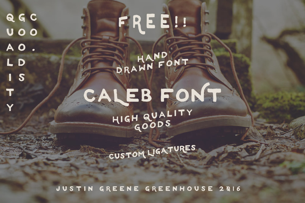 Caleb font