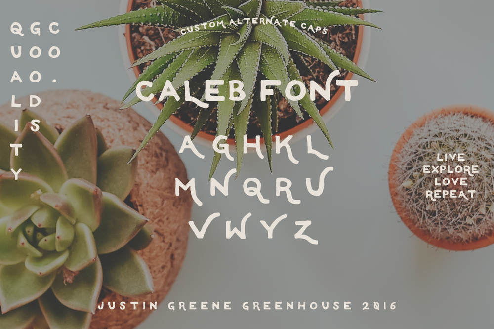 Caleb font