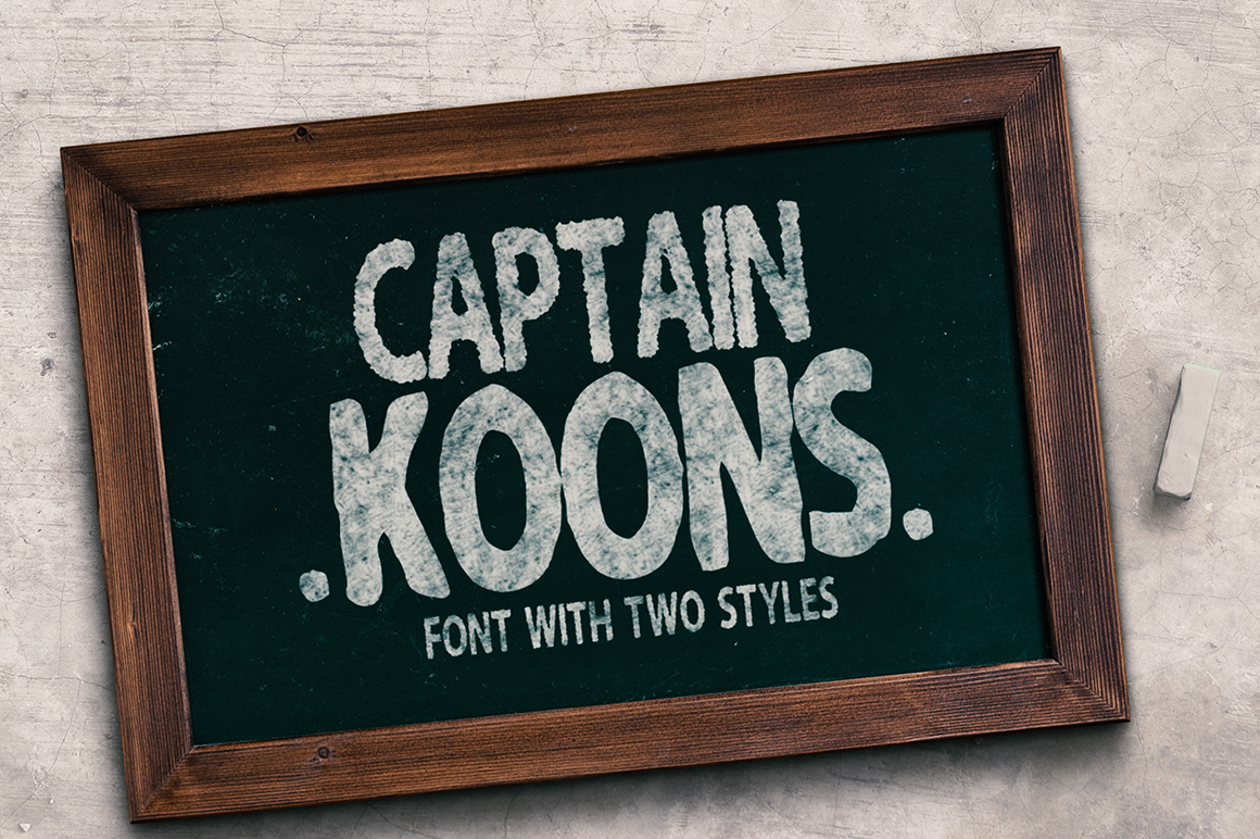 Captain Koons font