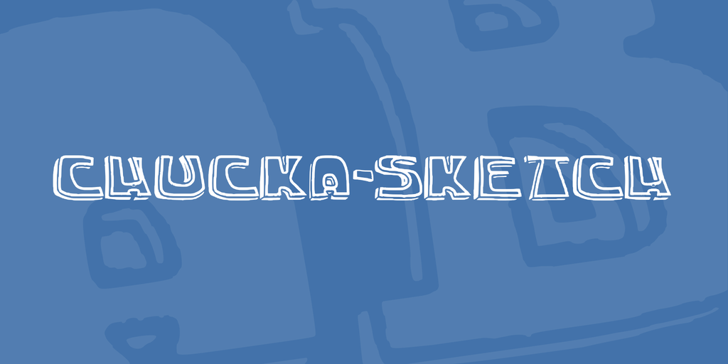 chucka-sketch font