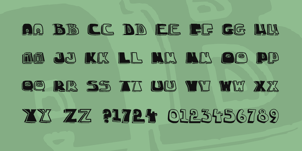 chucka-sketch font