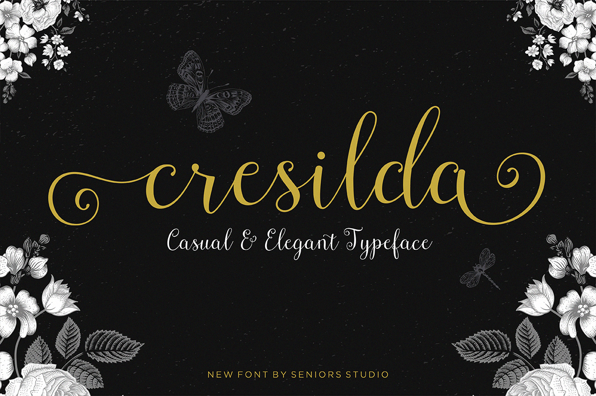 Cresilda Script font