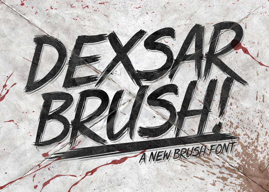 DHF Dexsar Brush font