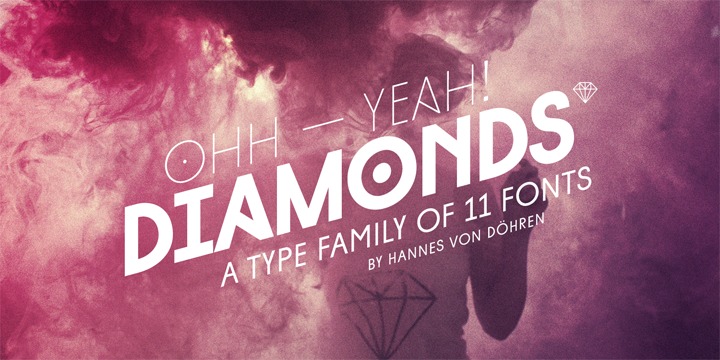 Diamonds 5 font