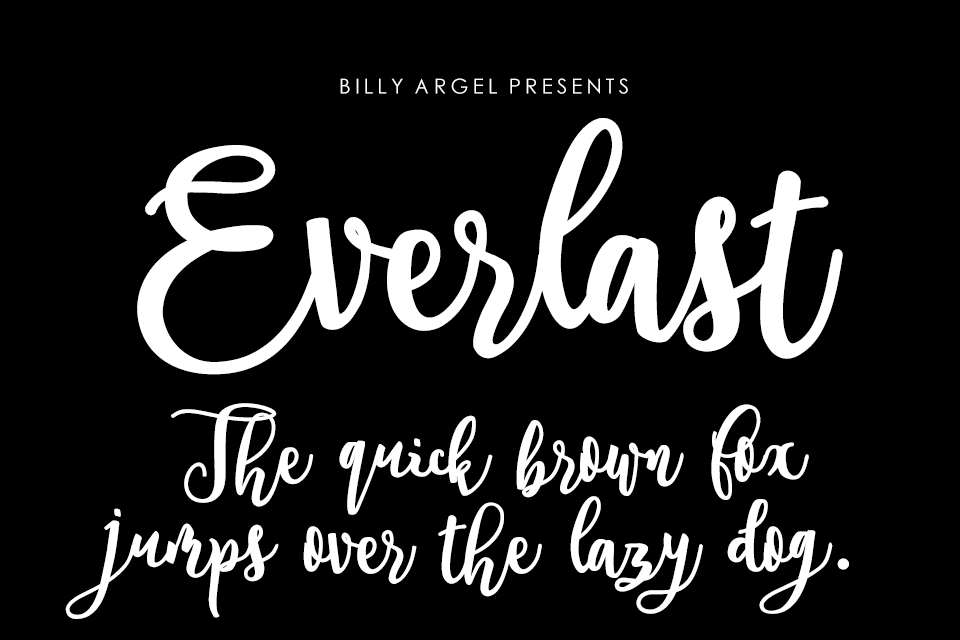 Everlast Personal Use font