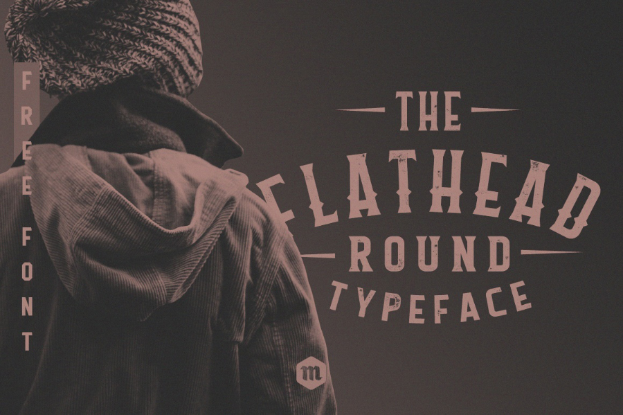 Flathead Round Free font