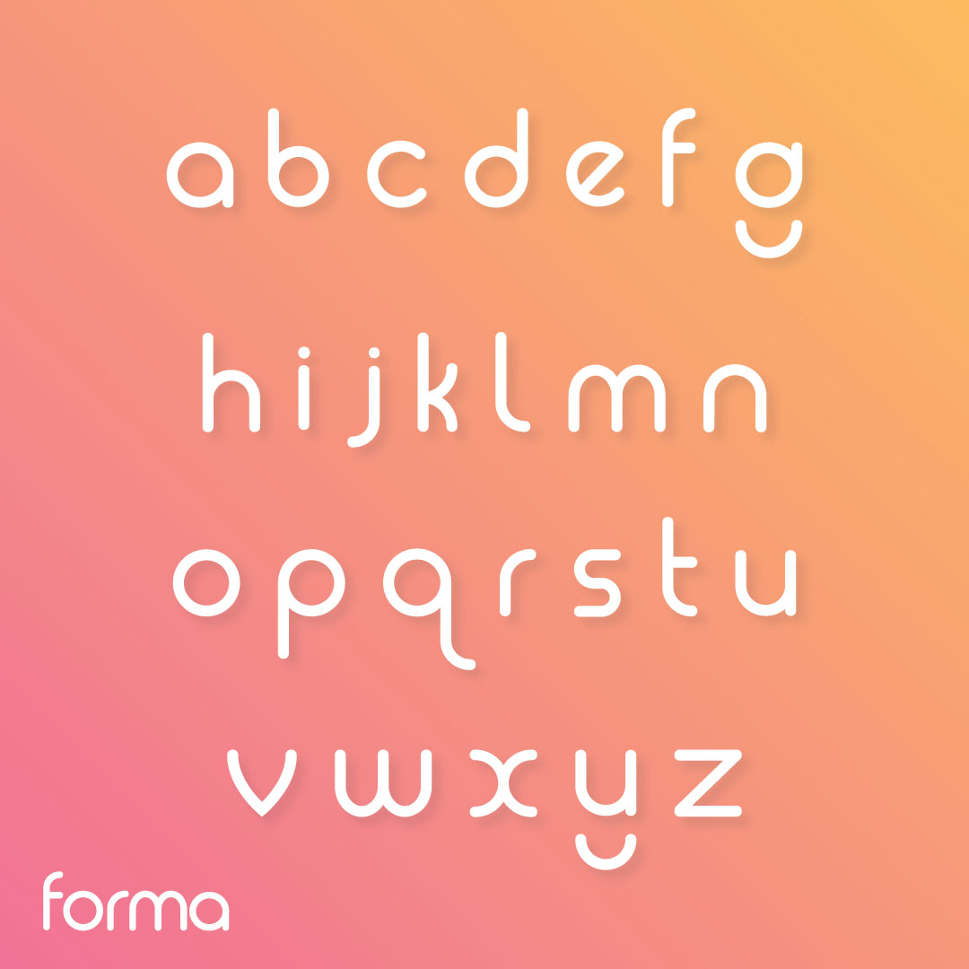Forma font