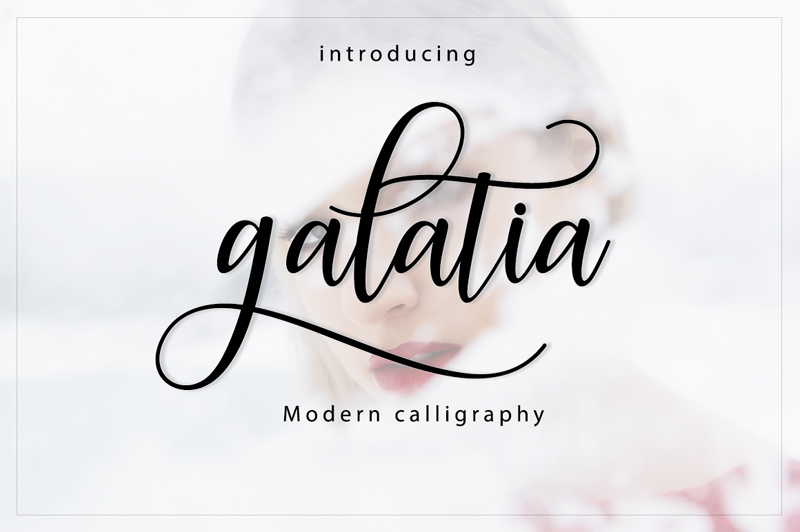 Galatia Script font