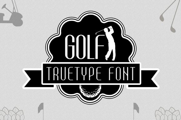 Golf font