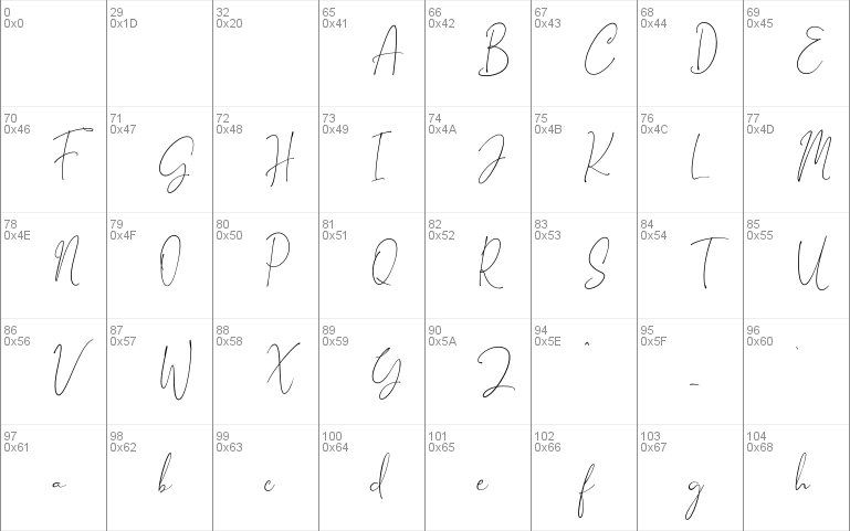 Gravity Handwritten font