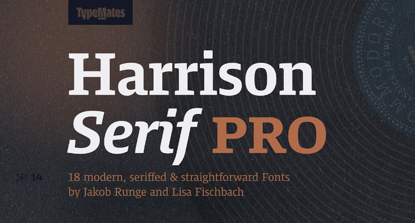Harrison Serif Pro DEMO font