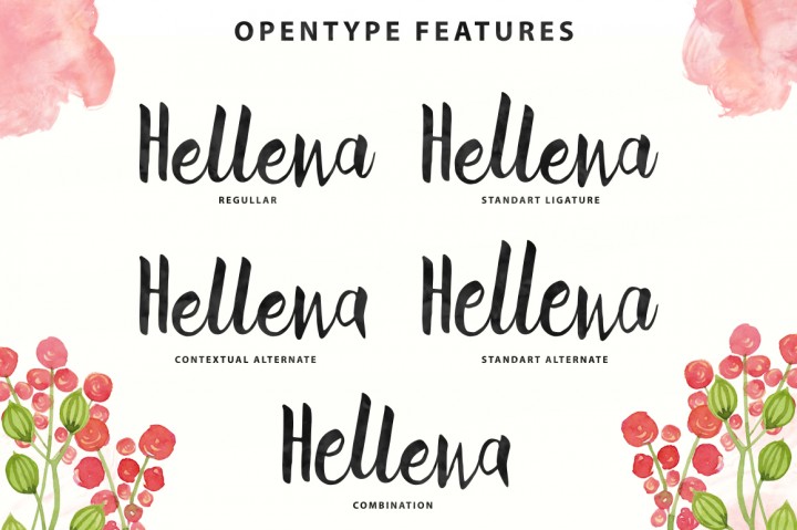 Hellena Script font