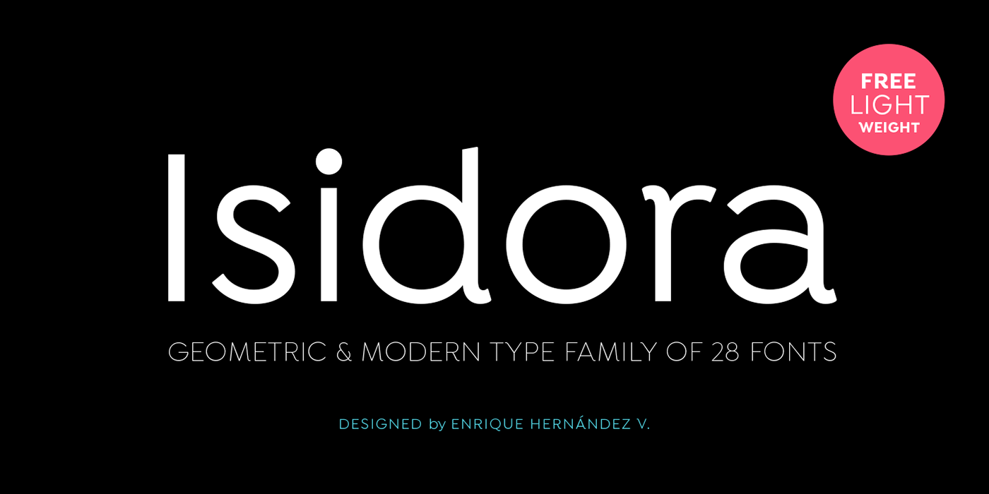 Isidora font