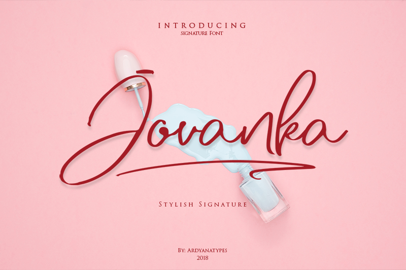 Jovanka Demo font