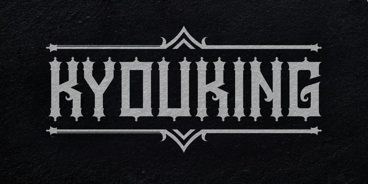 Kyouking font