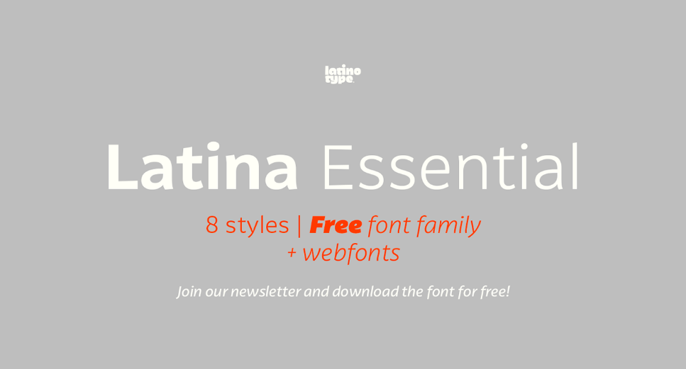 Latina Essential font