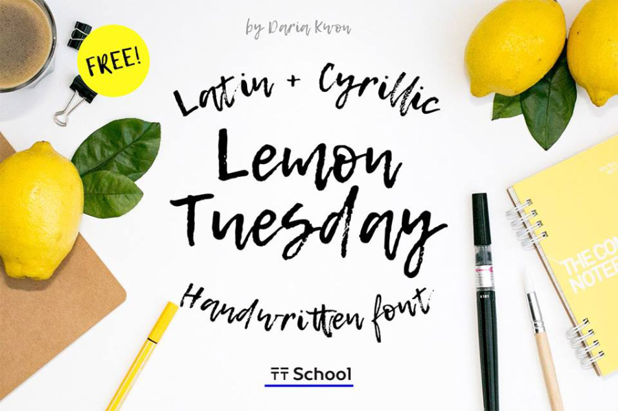 Lemon Tuesday font
