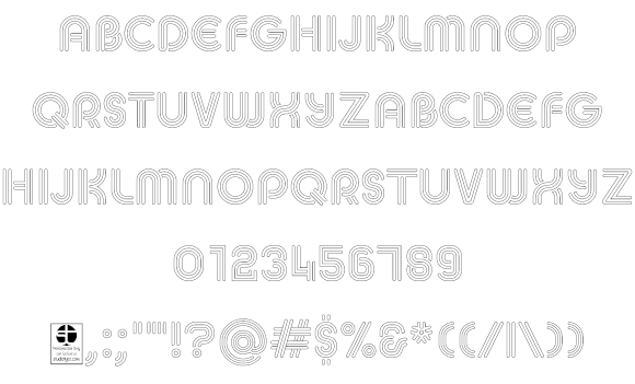 MACCOS Demo font