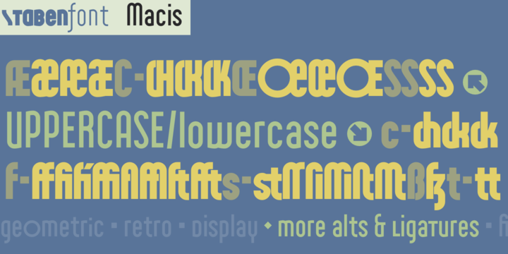 Macis font