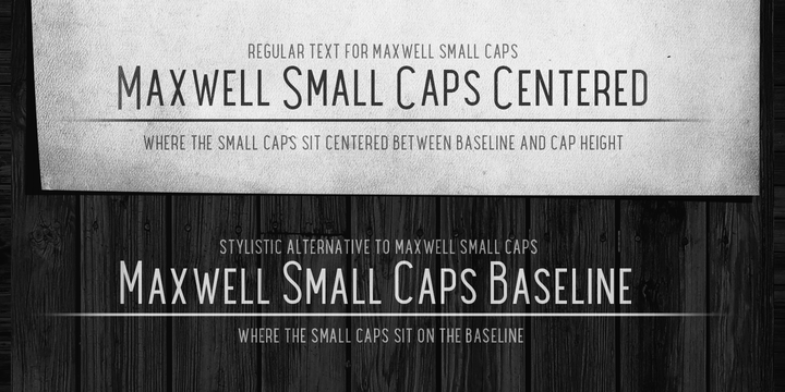 Maxwell Sans font