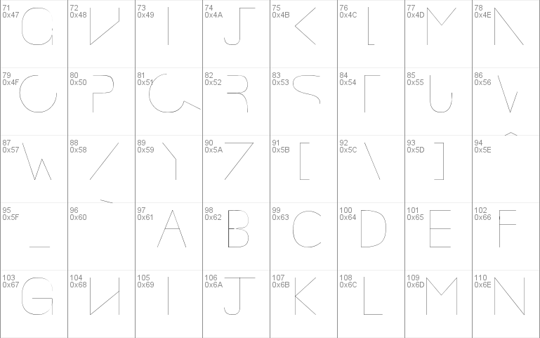 Minimism Neue font