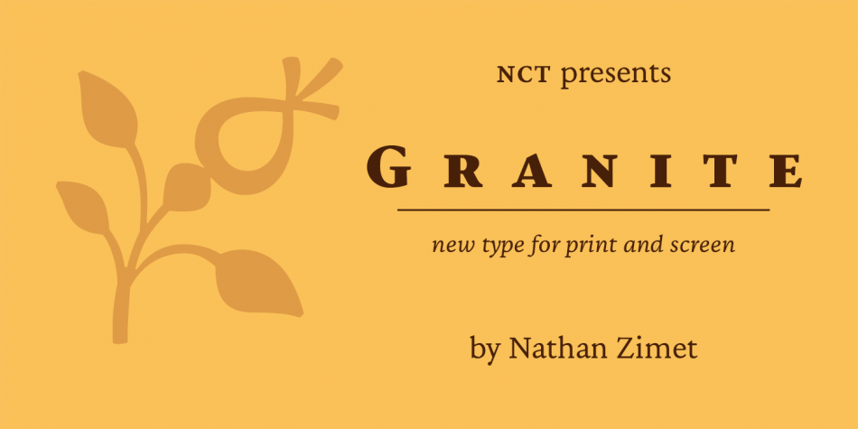NCT Granite DEMO font