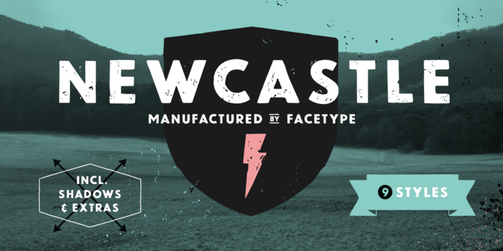 Newcastle-BasicClean font