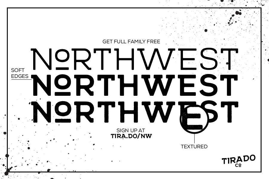 NORTHWEST font