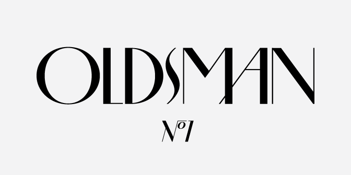 Oldsman No.1 font