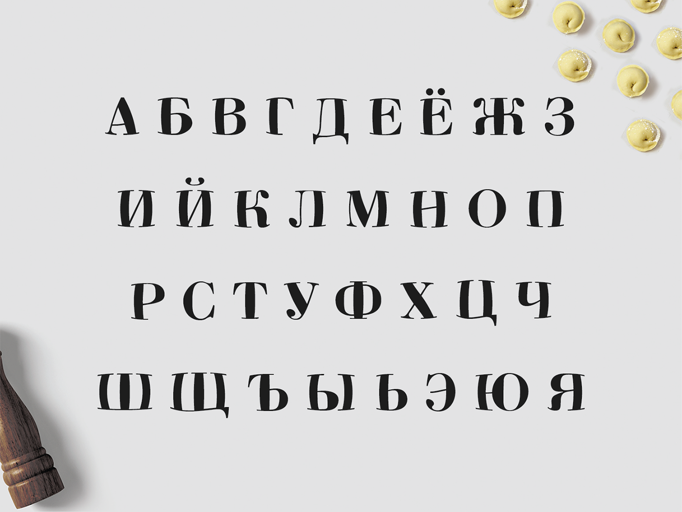 Pelmeshka font