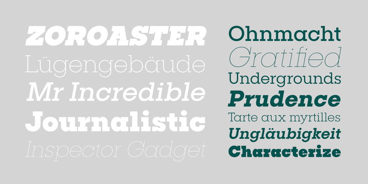 Publica Slab font