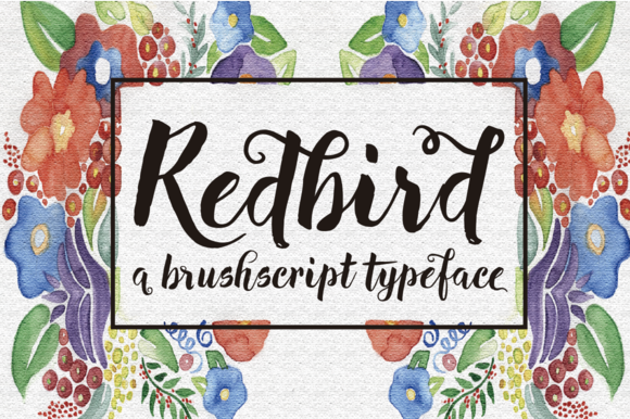 Redbird font