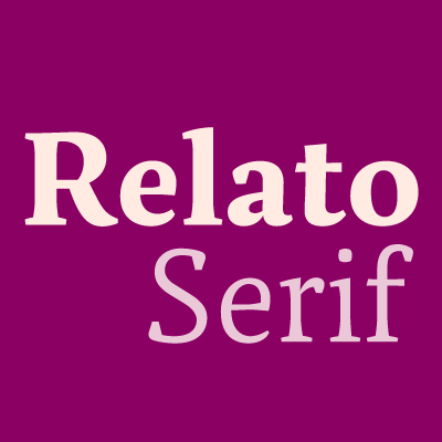 Relato-Bold font