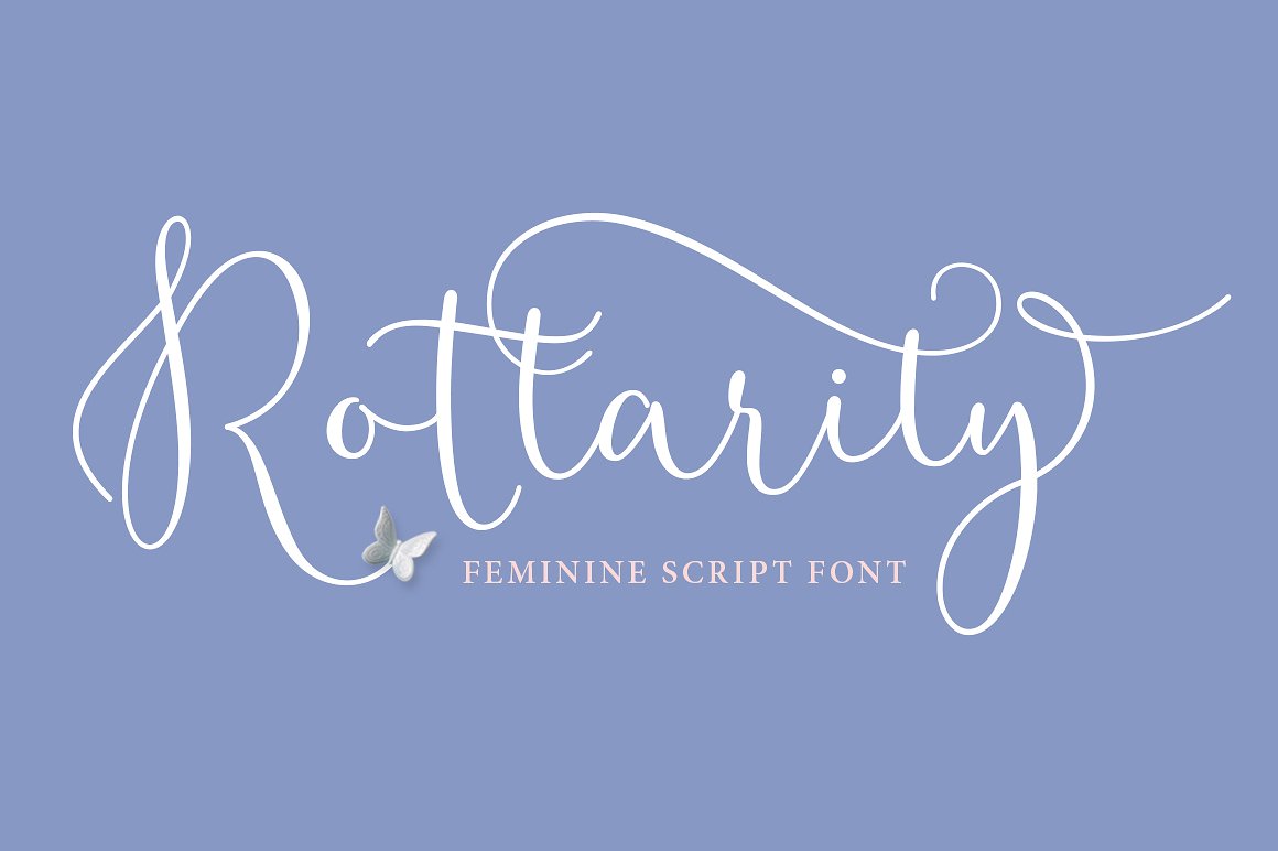 Rottarity Feminine font