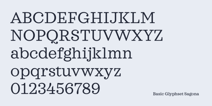 Sagona font