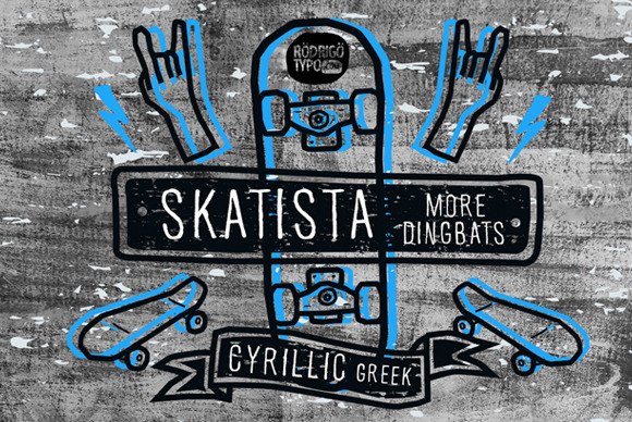 Skatista Element font