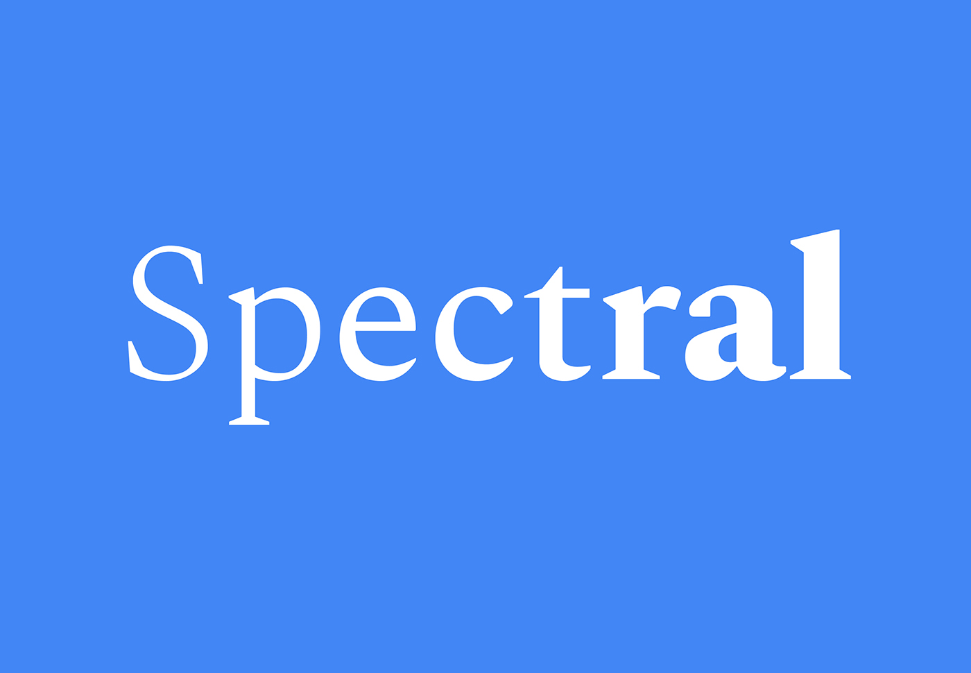 Spectral ExtraLight font