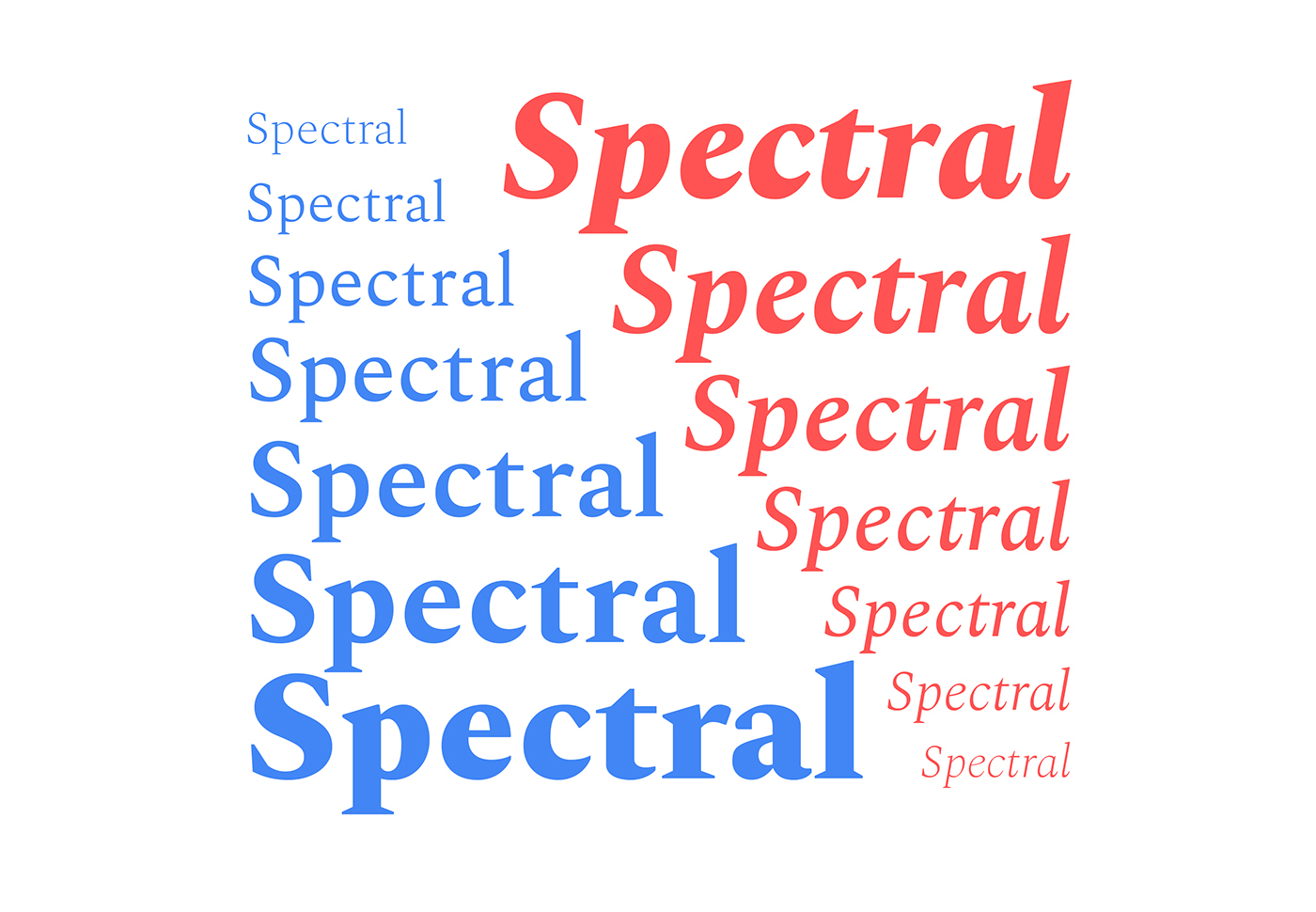 Spectral ExtraLight font