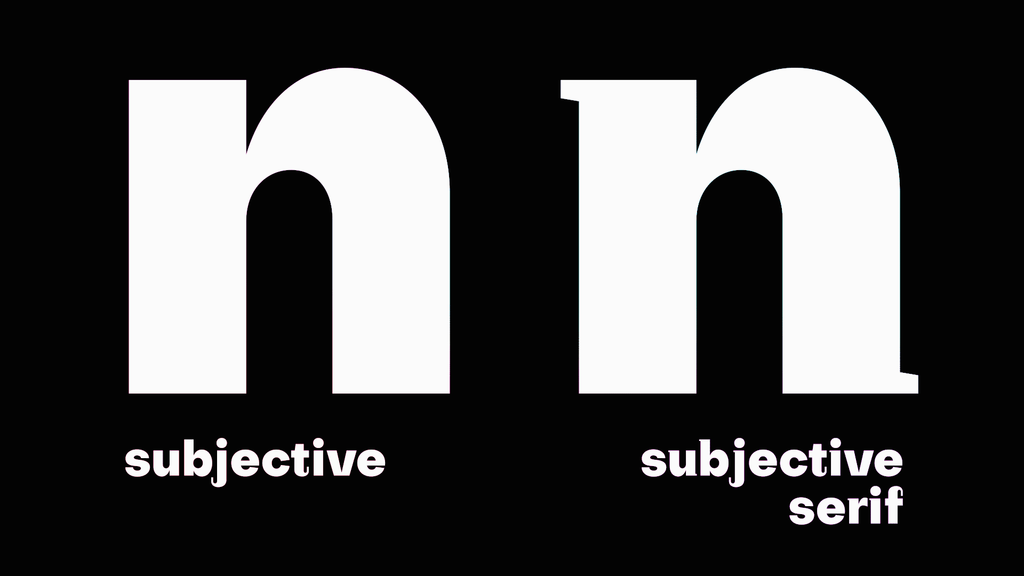Subjectivity Thin font