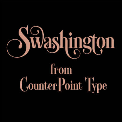 Swashington font