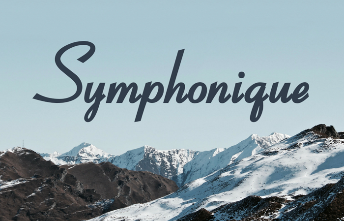 Symphonique font