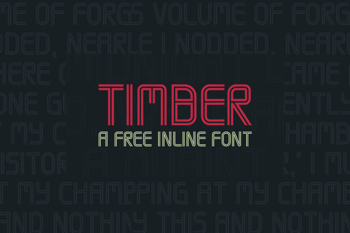 Timber font