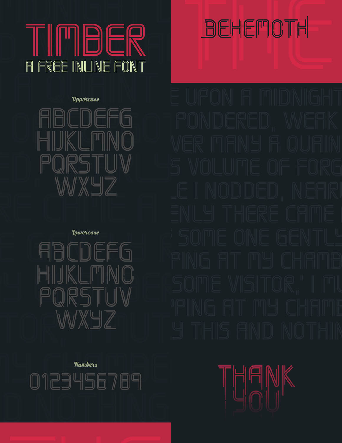 Timber font