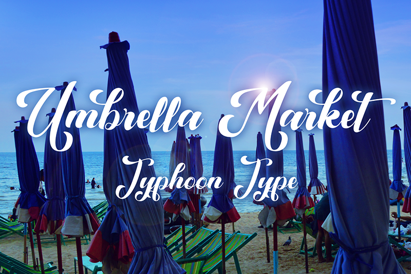 Umbrella Market font