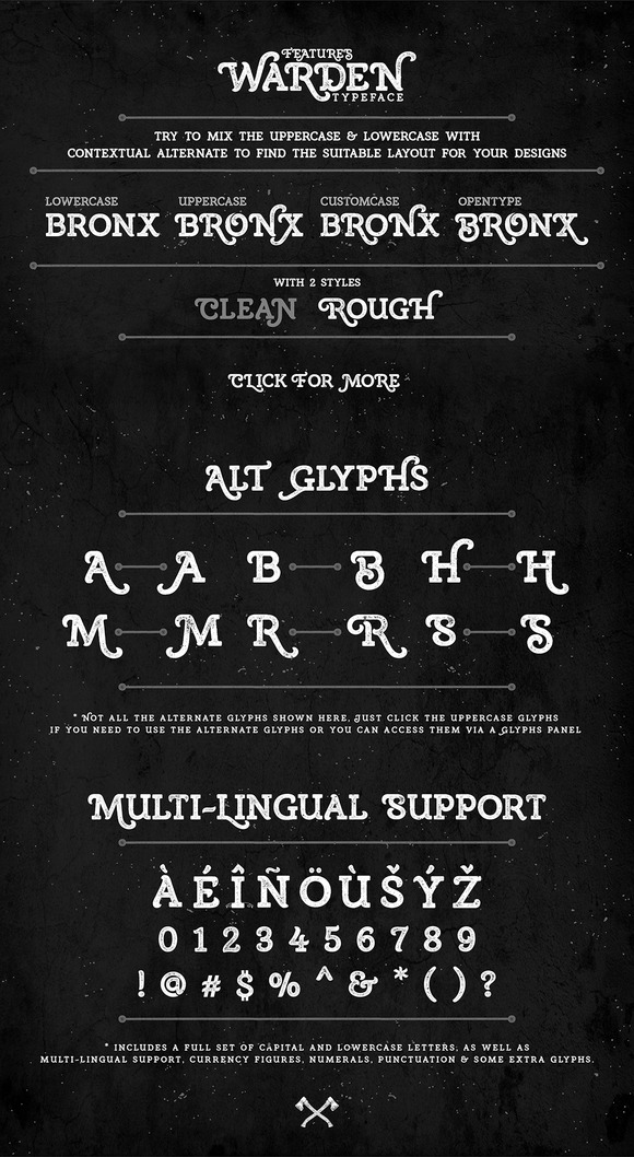 Warden Typeface Rough font