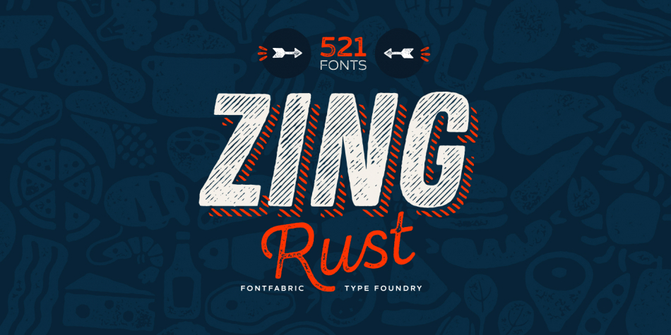 Zing Rust Diagonals2 Demo font